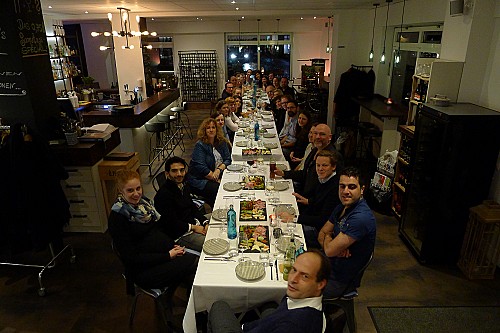 Abendessen mit dem ganzen Büro